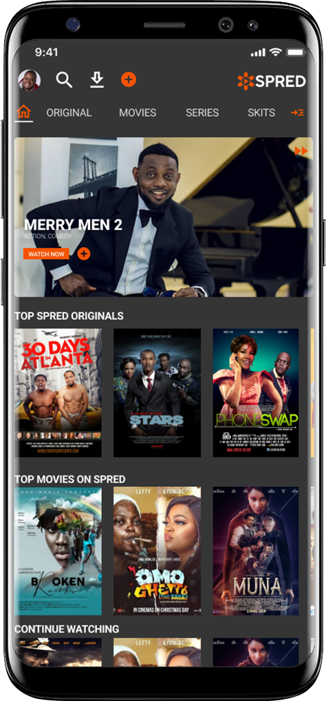 SPRED app on Android